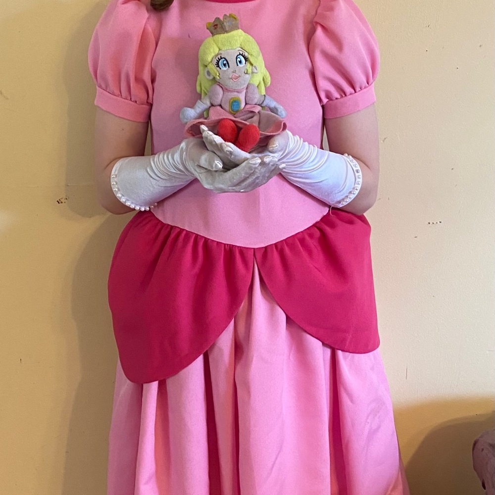 MARIO BROS PEACH PRINCESS DRESS